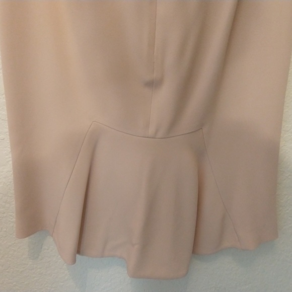 NWT! $3000 Stella McCartney Blush Dress w/Floral Appliqué & Sheer Inserts Sz36IT - Picture 5 of 7